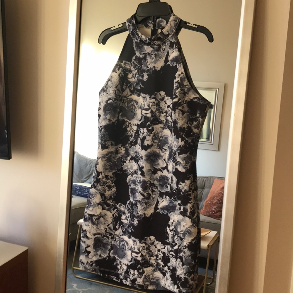 Motel scuba halter neck dress